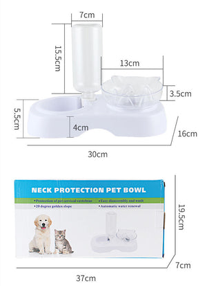 Elevate Your Pet's Feeding Experience with Our Transparent Plastic Pet Feeding And Drinking Bowl